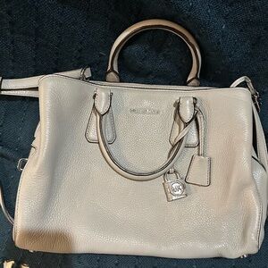 Michael Kors pale Grey satchel bag